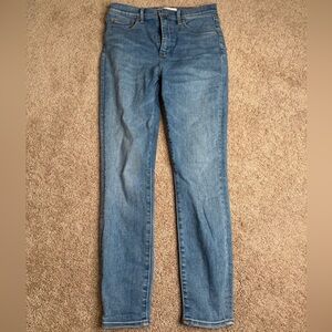 Denim Forum Aritzia‎ The Lola High Rise Skinny Jeans Size 28